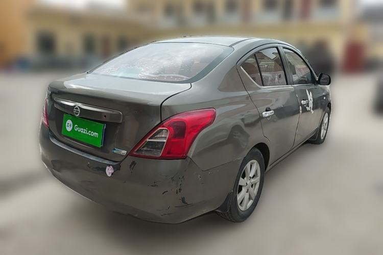Used Nissan Sunny 2011 1.5XV CVT Deluxe Edition Rear Right 45 Deg