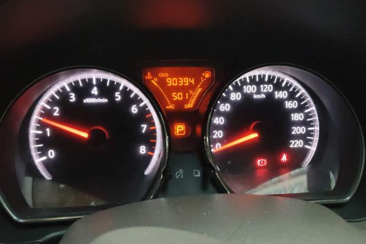 Used Nissan Sunny 2011 1.5XL CVT Luxury Edition Odometer Close Up