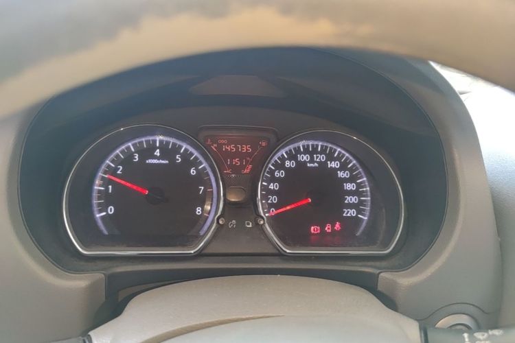 Used Nissan Sunny 2011 1.5XL Manual Deluxe Edition Odometer Close Up