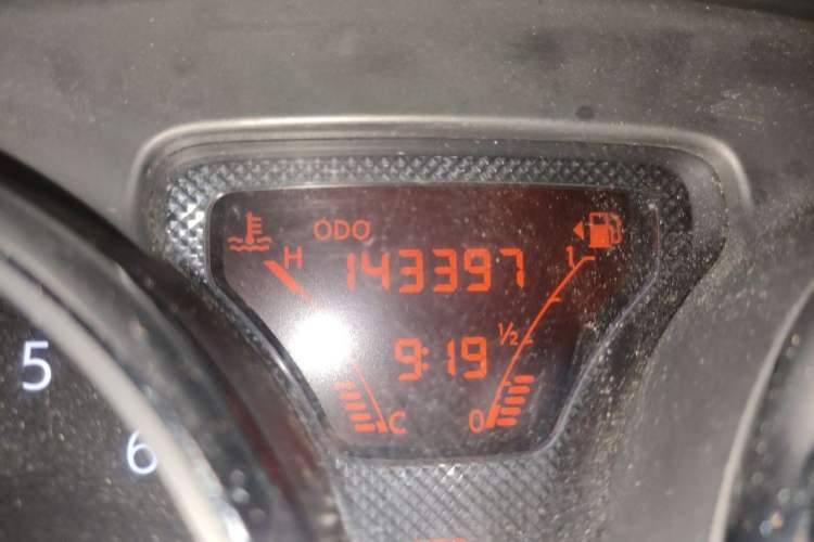 Used Nissan Sunny 2011 1.5XL CVT Luxury Edition Odometer Close Up