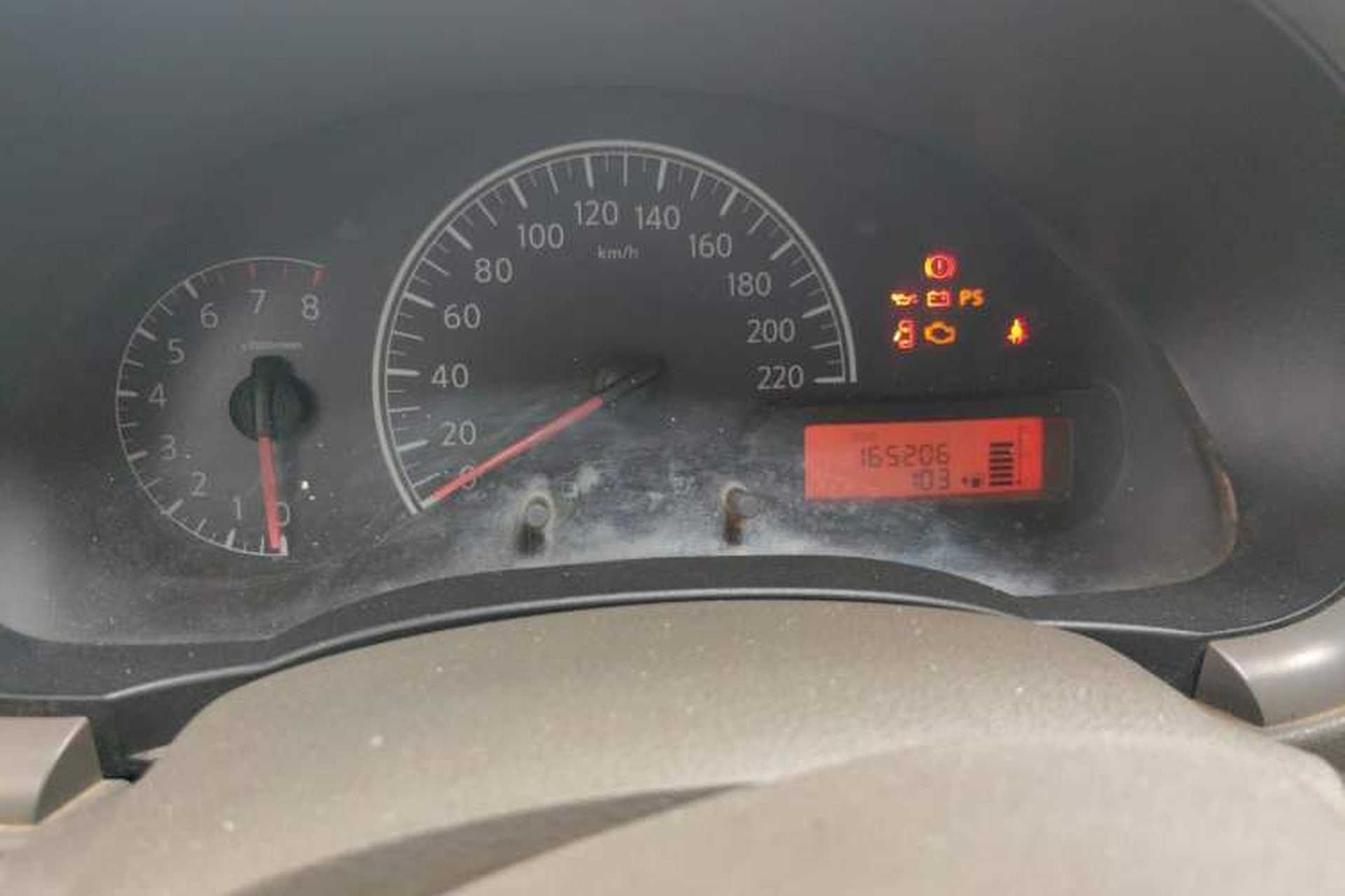 Used Nissan Sunny 2011 1.5XE Manual Comfort Edition Odometer Close Up