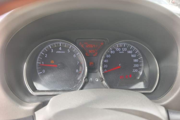 Used Nissan Sunny 2011 1.5XL CVT Luxury Edition Odometer Close Up