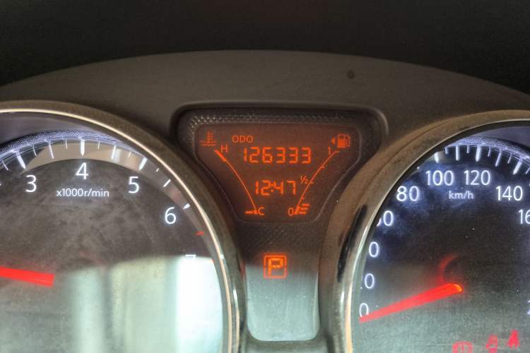 Used Nissan Sunny 2011 1.5XL CVT Luxury Edition Odometer Close Up