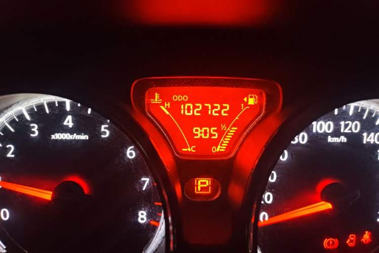 Used Nissan Sunny 2011 1.5XL CVT Luxury Edition Odometer Close Up