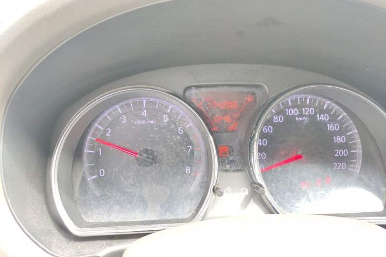 Used Nissan Sunny 2011 1.5XL CVT Luxury Edition Odometer Close Up