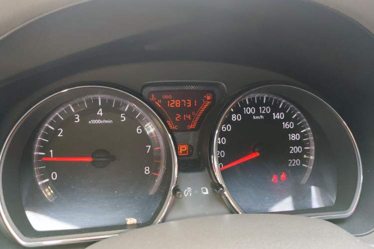 Used Nissan Sunny 2011 1.5XL CVT Luxury Edition Odometer Close Up