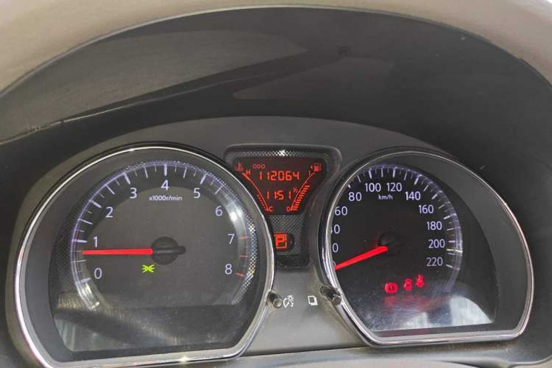 Used Nissan Sunny 2011 1.5XL CVT Luxury Edition Odometer Close Up