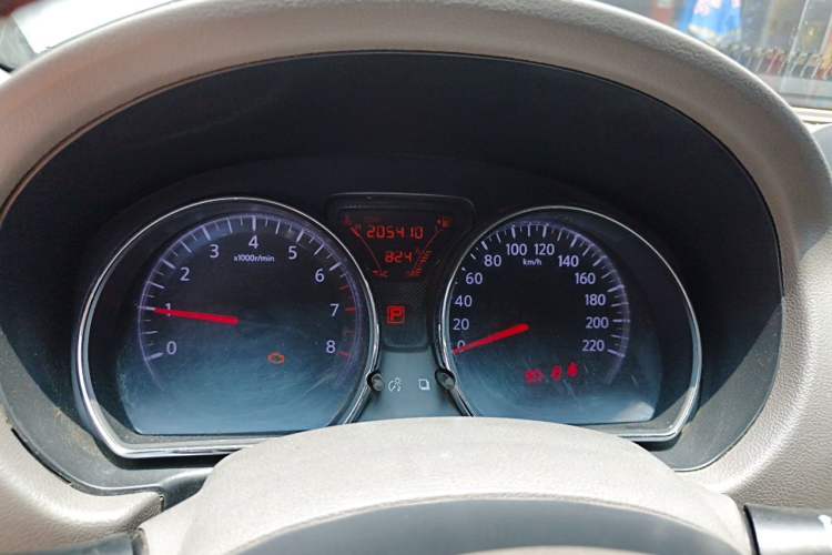 Used Nissan Sunny 2011 1.5XL CVT Luxury Edition Odometer Close Up