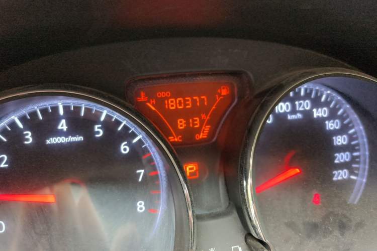 Used Nissan Sunny 2011 1.5XL CVT Luxury Edition Odometer Close Up