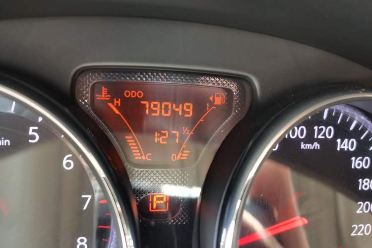 Used Nissan Sunny 2011 1.5XL CVT Luxury Edition Odometer Close Up