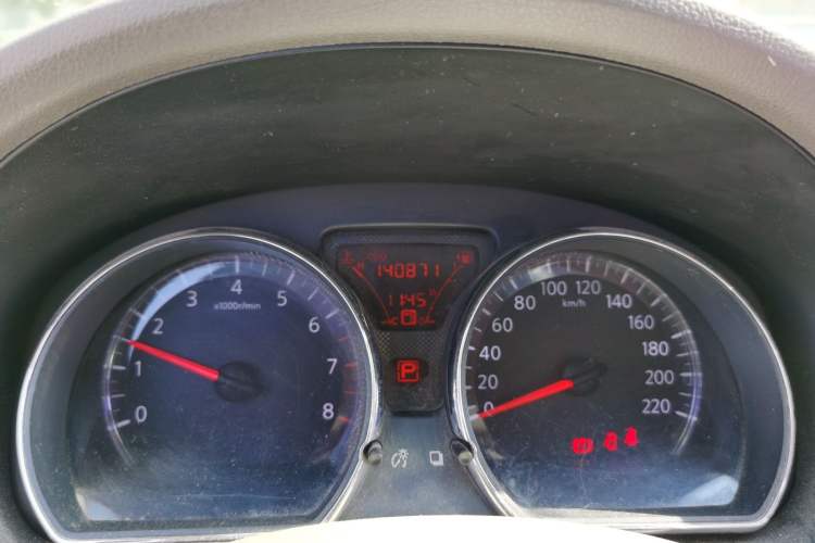 Used Nissan Sunny 2011 1.5XL CVT Luxury Edition Odometer Close Up