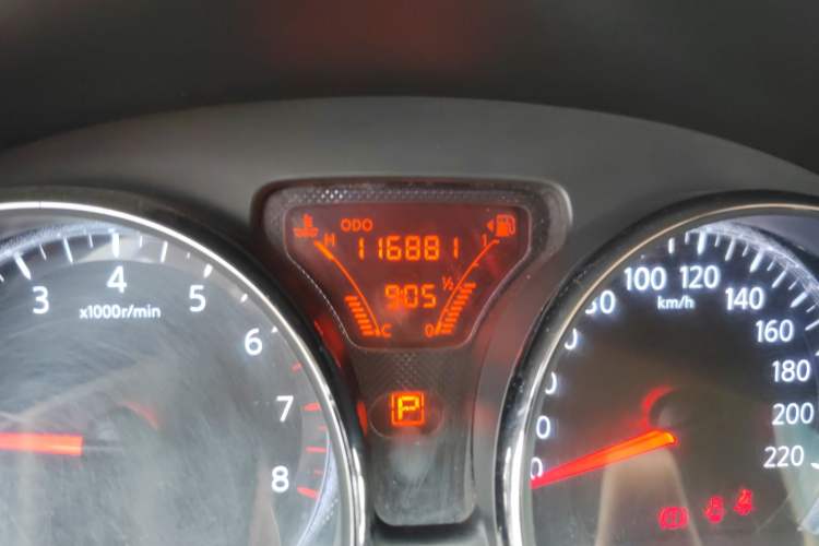 Used Nissan Sunny 2011 1.5XL CVT Luxury Edition Odometer Close Up