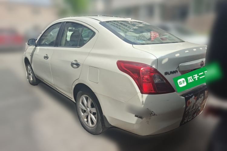 Used Nissan Sunny 2011 1.5XL Manual Deluxe Edition Rear Left 45 Deg