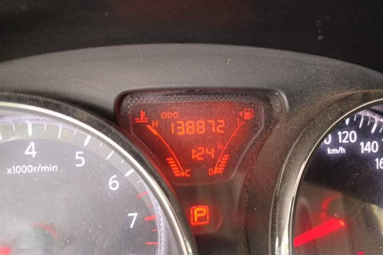 Used Nissan Sunny 2011 1.5XL CVT Luxury Edition Odometer Close Up