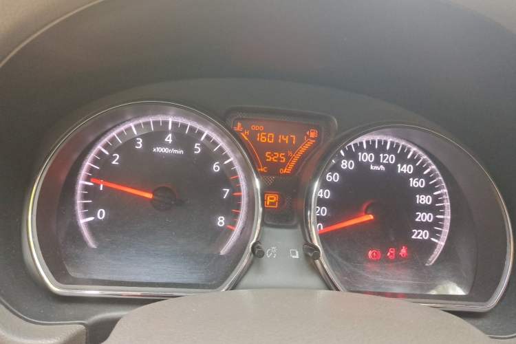 Used Nissan Sunny 2011 1.5XL CVT Luxury Edition Odometer Close Up