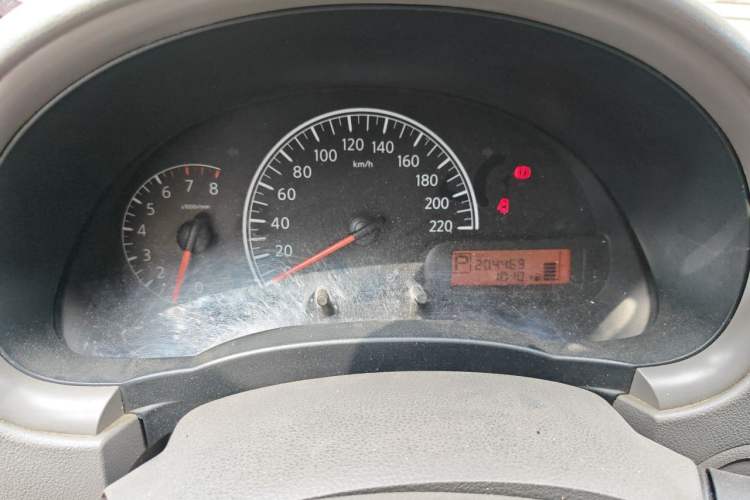 Used Nissan Sunny 2011 1.5XE CVT Comfort Edition Odometer Close Up
