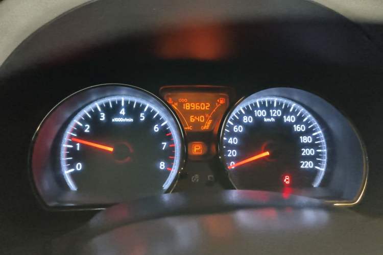 Used Nissan Sunny 2011 1.5XL CVT Luxury Edition Odometer Close Up