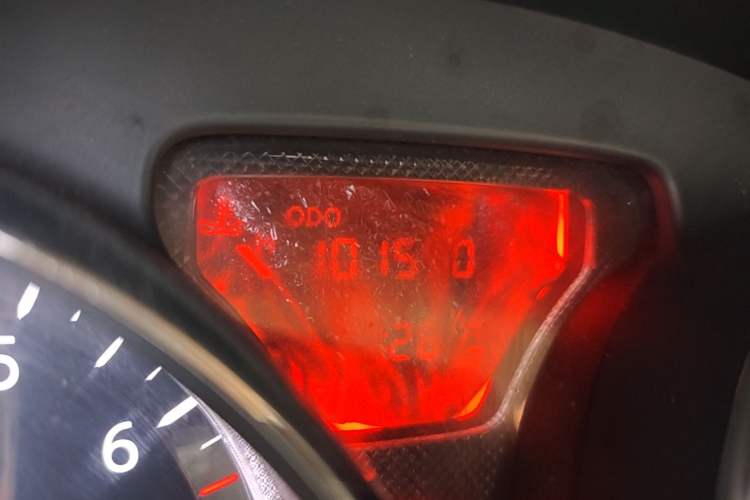 Used Nissan Sunny 2011 1.5XL CVT Luxury Edition Odometer Close Up