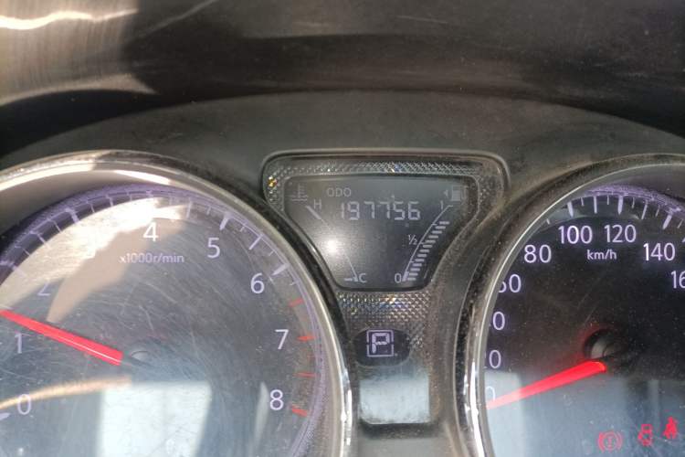 Used Nissan Sunny 2014 1.5XL CVT Luxury Edition Odometer Close Up