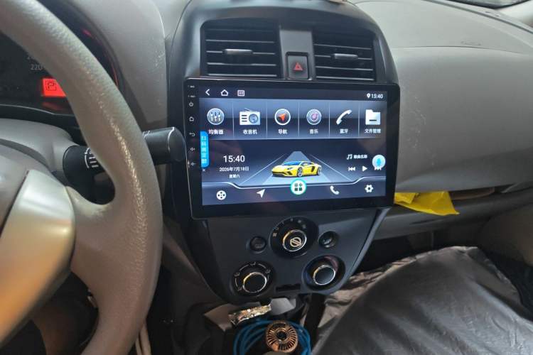 Used Nissan Sunny 2015 1.5XE CVT Comfort Edition Audio And AC Panel