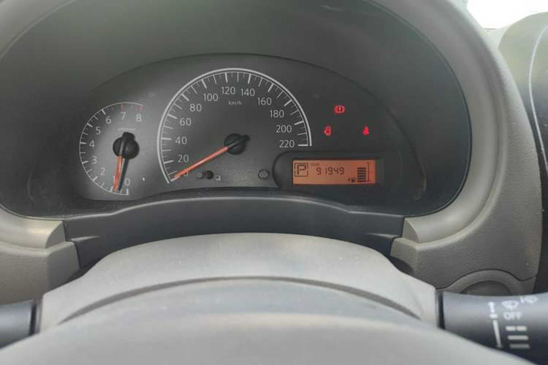 Used Nissan Sunny 2015 1.5XE CVT Comfort Edition Odometer Close Up