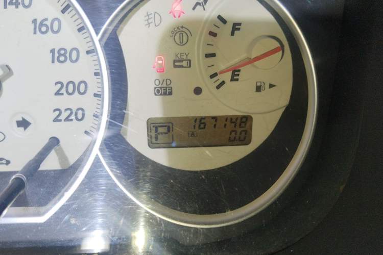 Used Nissan Sylphy 2008 1.6XL Luxury Edition Odometer Close Up
