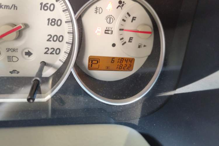 Used Nissan Sylphy 2008 2.0XL Luxury Edition Odometer Close Up