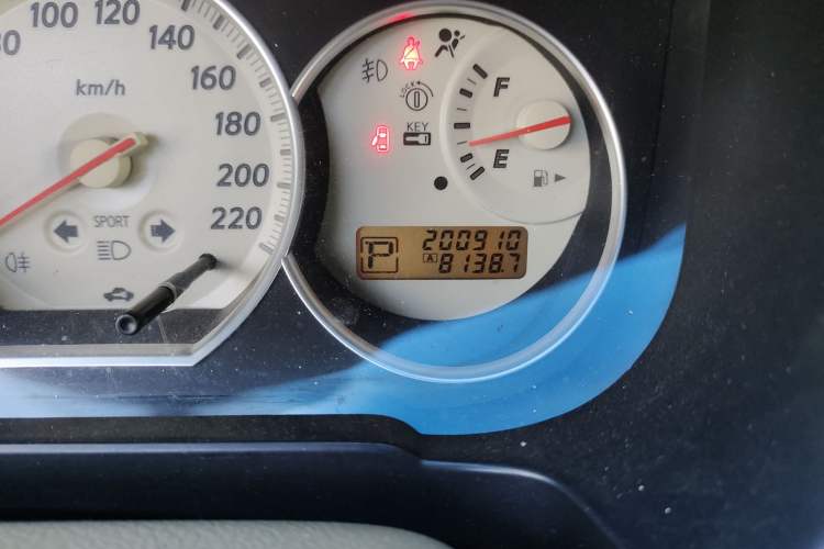 Used Nissan Sylphy 2008 2.0XL Luxury Edition Odometer Close Up