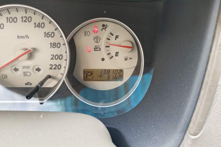 Used Nissan Sylphy 2008 2.0XL Luxury Edition Odometer Close Up