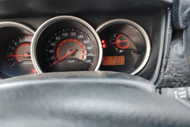 Used Nissan Sylphy 2009 2.0XL CVT Luxury Edition Odometer Close Up