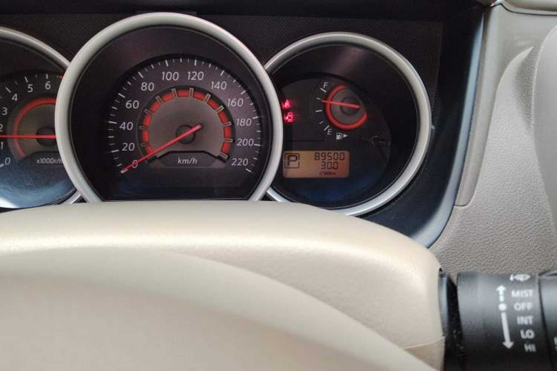 Used Nissan Sylphy 2009 2.0XL CVT Luxury Edition Odometer Close Up