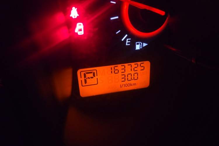 Used Nissan Sylphy 2009 2.0XL CVT Luxury Edition Odometer Close Up