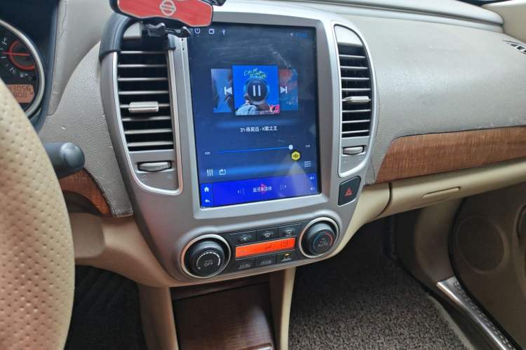 Used Nissan Sylphy 2009 1.6XE Manual Comfort Edition Audio And AC Panel