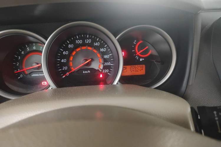 Used Nissan Sylphy 2012 Classic 1.6XE Automatic Comfort Edition Odometer Close Up