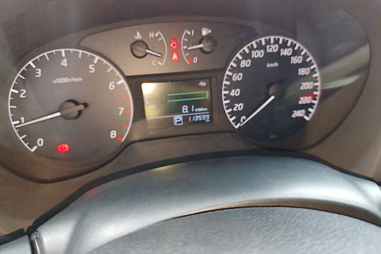 Used Nissan Sylphy 2012 1.6 XL CVT Luxury Edition Odometer Close Up