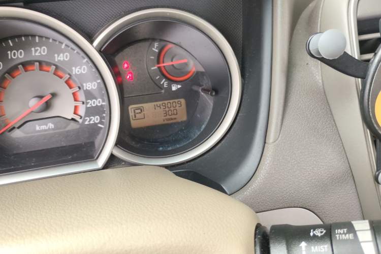 Used Nissan Sylphy 2012 Classic 1.6XE Automatic Comfort Edition Odometer Close Up
