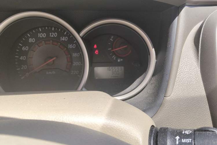 Used Nissan Sylphy 2012 Classic 1.6XE Manual Comfort Edition Odometer Close Up