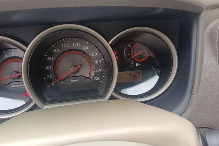 Used Nissan Sylphy 2012 Classic 1.6XE Automatic Comfort Edition Odometer Close Up