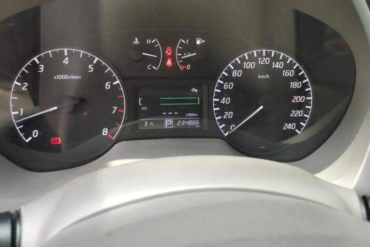 Used Nissan Sylphy 2012 1.6 XL CVT Luxury Edition Odometer Close Up