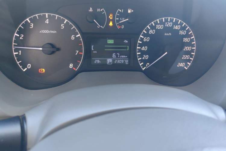 Used Nissan Sylphy 2012 1.6 XL CVT Luxury Edition Odometer Close Up