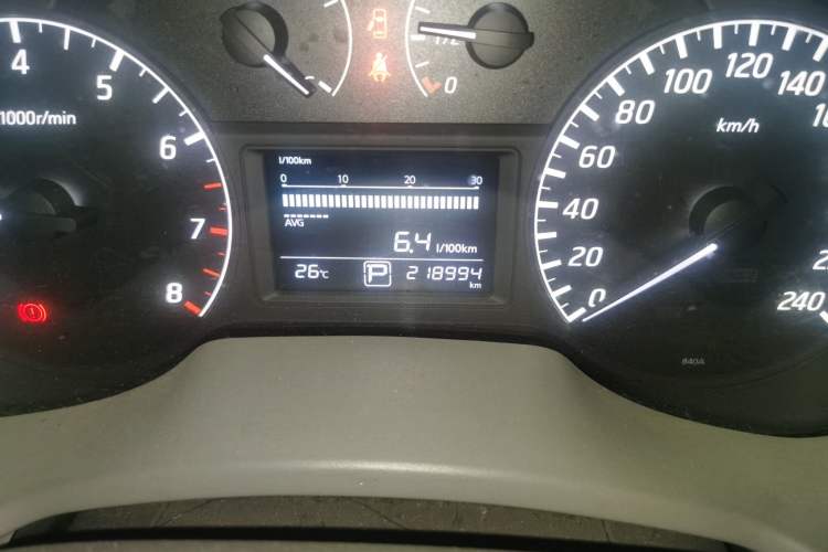 Used Nissan Sylphy 2012 1.6 XL CVT Luxury Edition Odometer Close Up