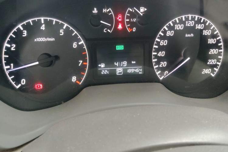 Used Nissan Sylphy 2012 1.6 XL CVT Luxury Edition Odometer Close Up