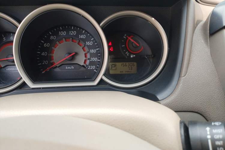 Used Nissan Sylphy 2012 Classic 1.6XE Automatic Comfort Edition Odometer Close Up