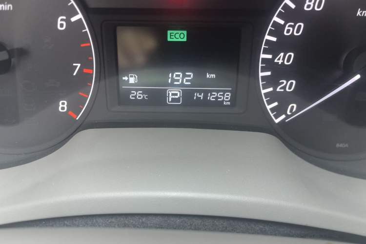 Used Nissan Sylphy 2012 1.6 XL CVT Luxury Edition Odometer Close Up