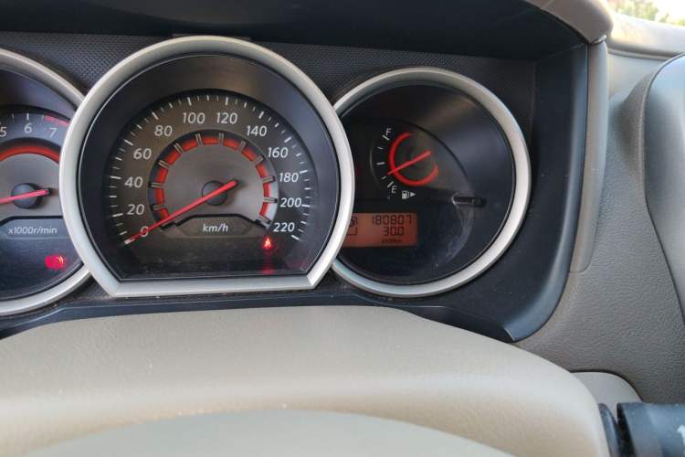 Used Nissan Sylphy 2012 Classic 1.6XE Automatic Comfort Edition Odometer Close Up