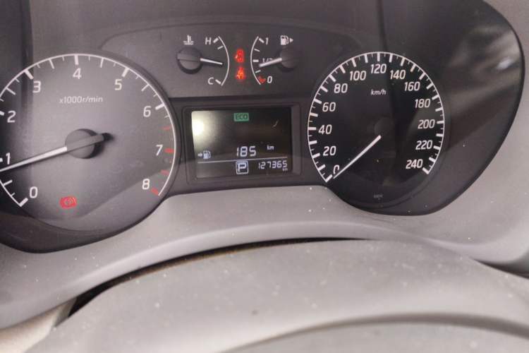 Used Nissan Sylphy 2012 1.6 XL CVT Luxury Edition Odometer Close Up
