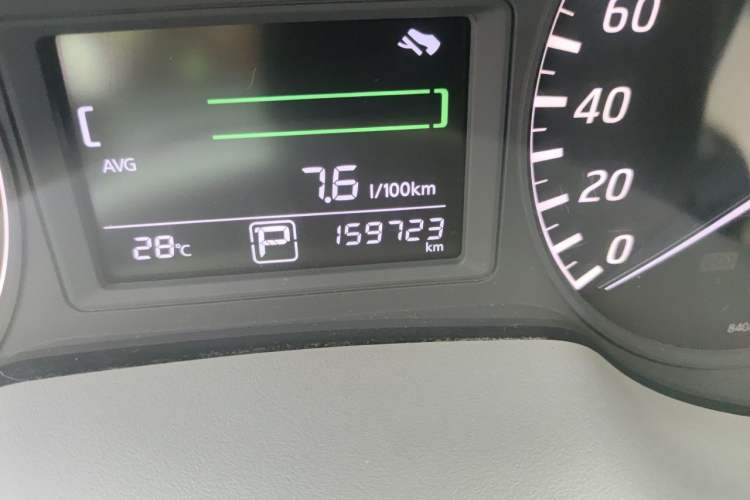 Used Nissan Sylphy 2012 1.6 XL CVT Luxury Edition Odometer Close Up
