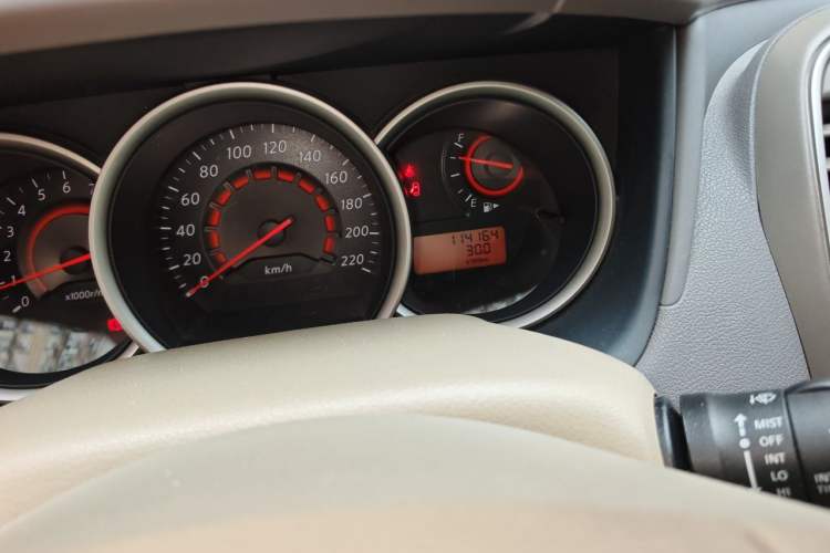 Used Nissan Sylphy 2012 Classic 1.6XE Manual Comfort Edition Odometer Close Up