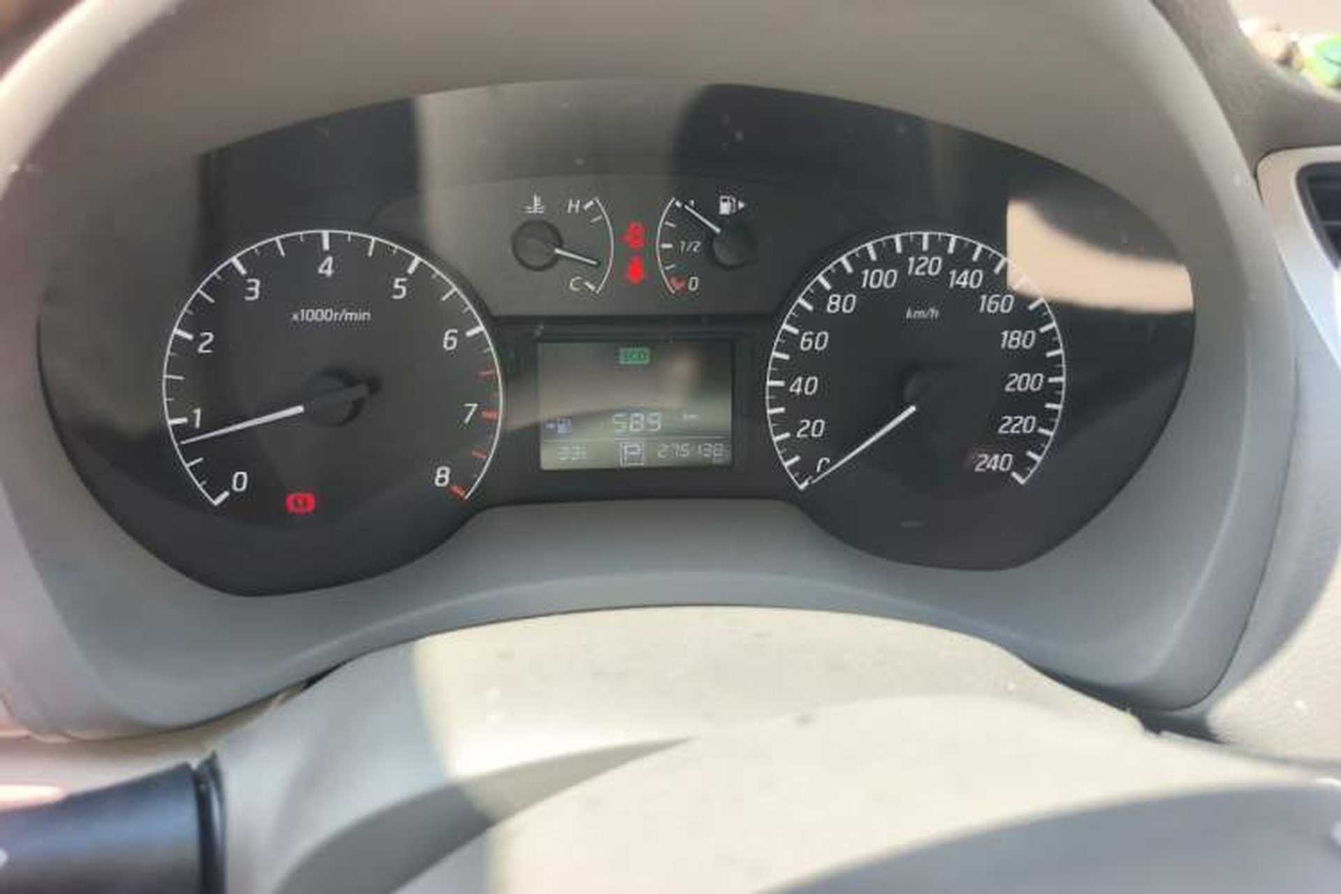 Used Nissan Sylphy 2012 1.6 XL CVT Luxury Edition Odometer Close Up