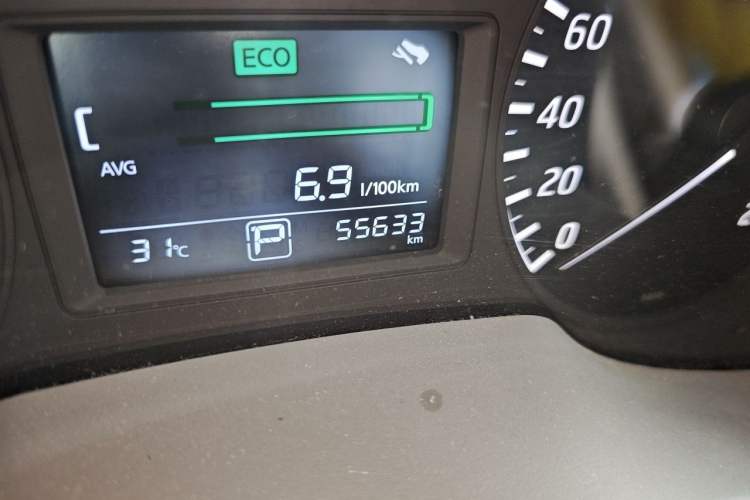 Used Nissan Sylphy 2012 1.6 XL CVT Luxury Edition Odometer Close Up